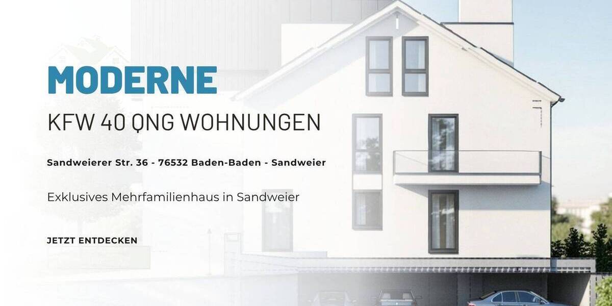Etagenwohnung Baden-Baden Sandweier - 3 Zimmer, 99 m&sup2;, 499.000&euro; | Angebot:26150680