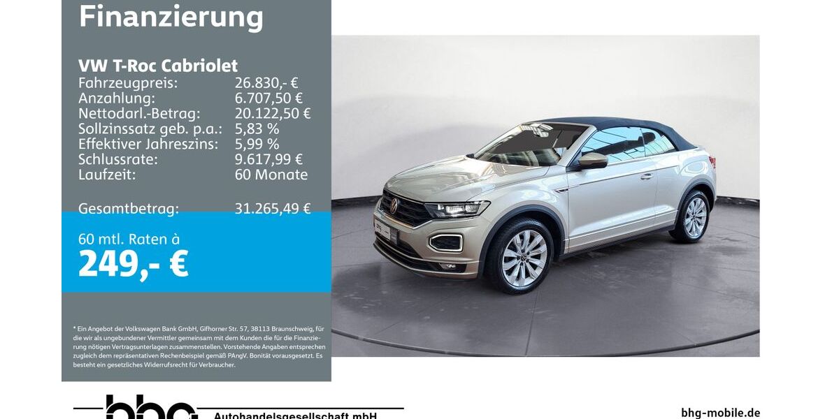 VW T-Roc 35.291 km 25.460 &euro; Ettlingen 76275