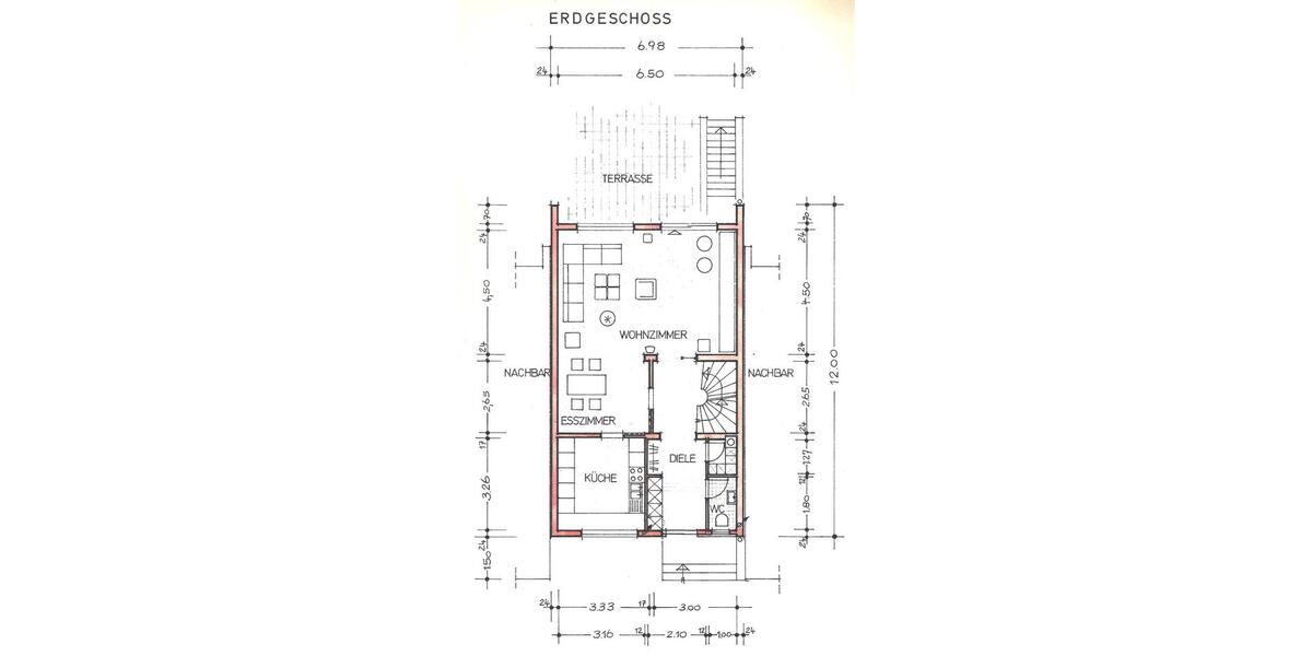 Reihenhaus Durmersheim - 6 Zimmer, 170 m&sup2;, 449.000&euro; | Angebot:25986813