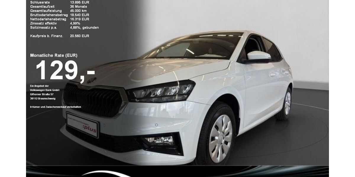 Skoda Fabia 7.661 km 20.560 &euro; Baden-Baden 76530