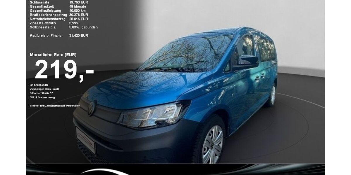 VW Caddy Maxi 15.000 km 31.420 &euro; Baden-Baden 76530