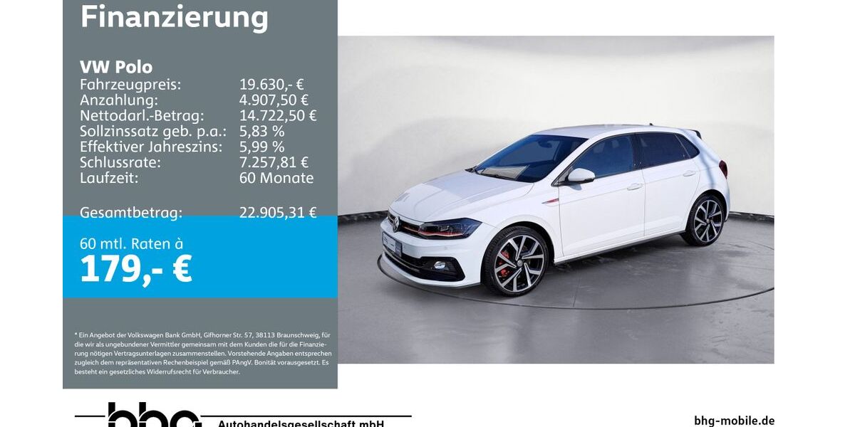 VW Polo 57.377 km 19.230 &euro; Durmersheim 76448