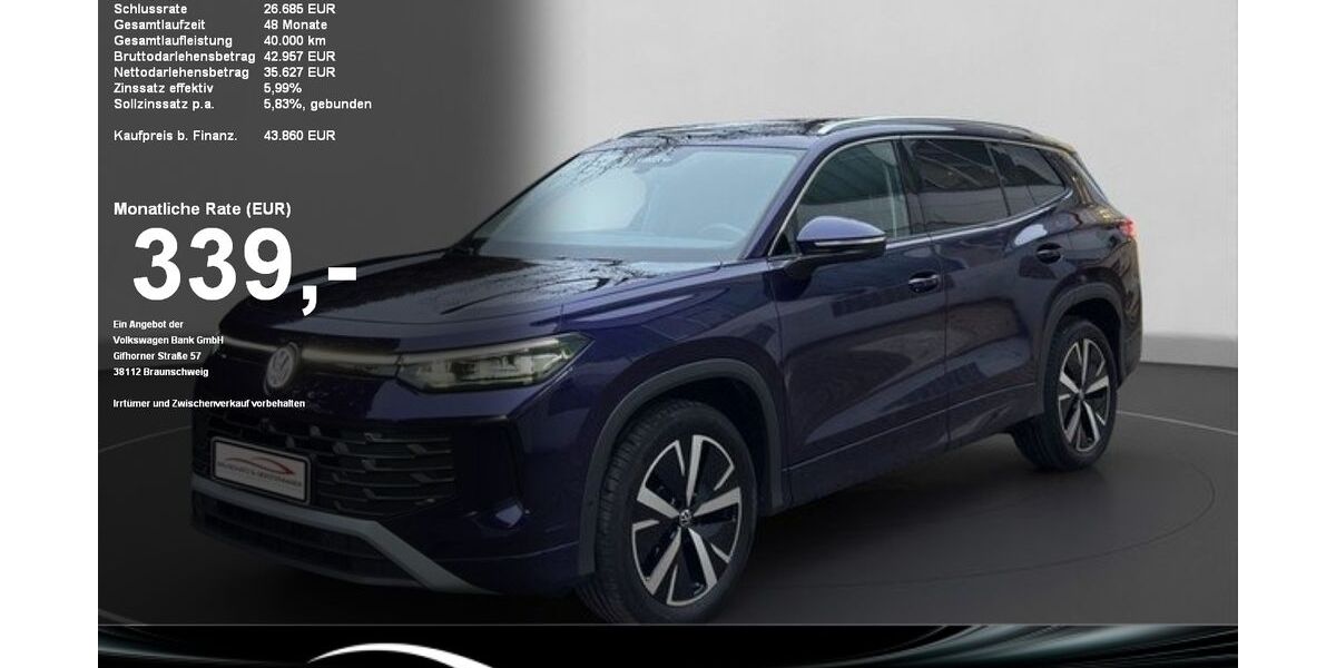 VW Tayron 15.652 km 43.860 &euro; Baden-Baden 76530