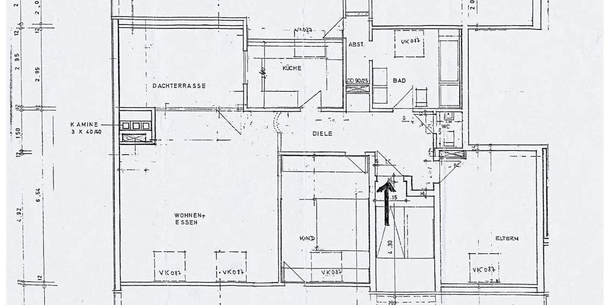 Etagenwohnung Rheinstetten Forchheim - 3 Zimmer, 88 m&sup2;, 340.000&euro; | Angebot:25678745