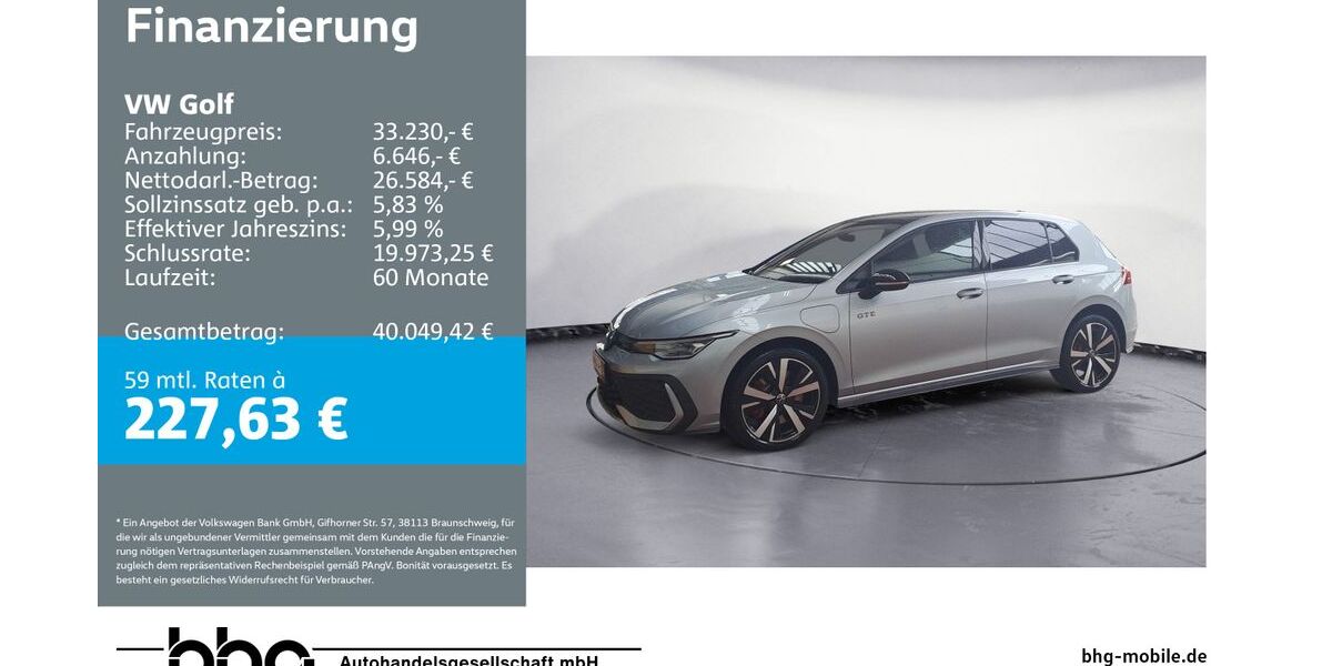VW Golf 17.749 km 33.230 &euro; Ettlingen 76275