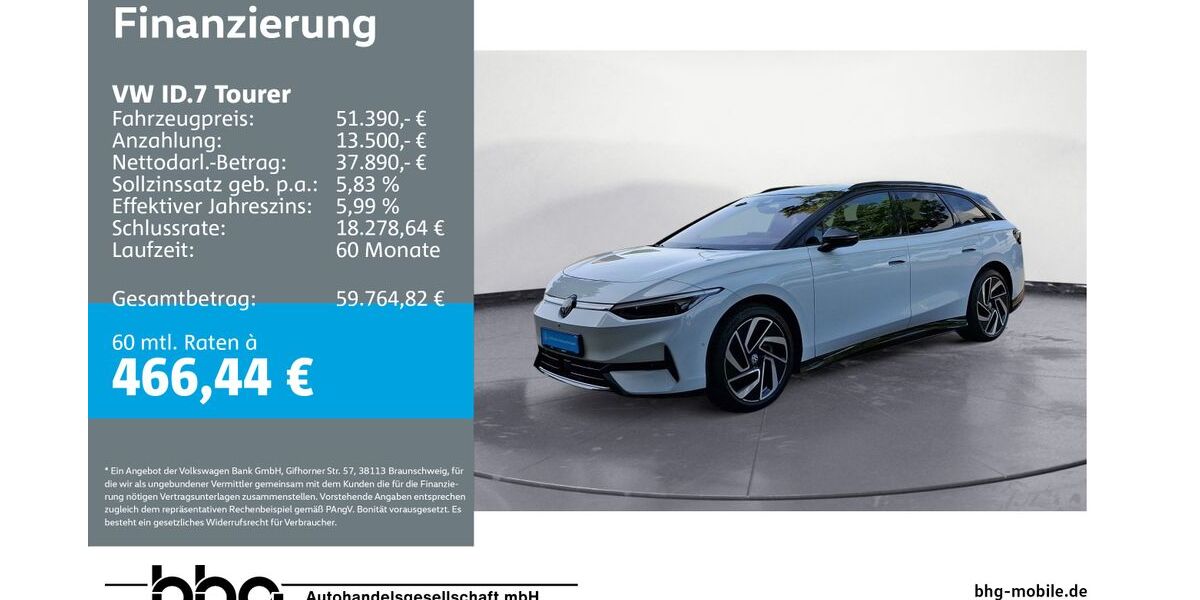 VW ID.7 24.896 km 51.390 &euro; Bühl 77815