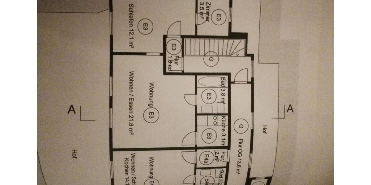Etagenwohnung Baden-Baden Balg - 2 Zimmer, 51 m&sup2;, 170.000&euro; | Angebot:24863813
