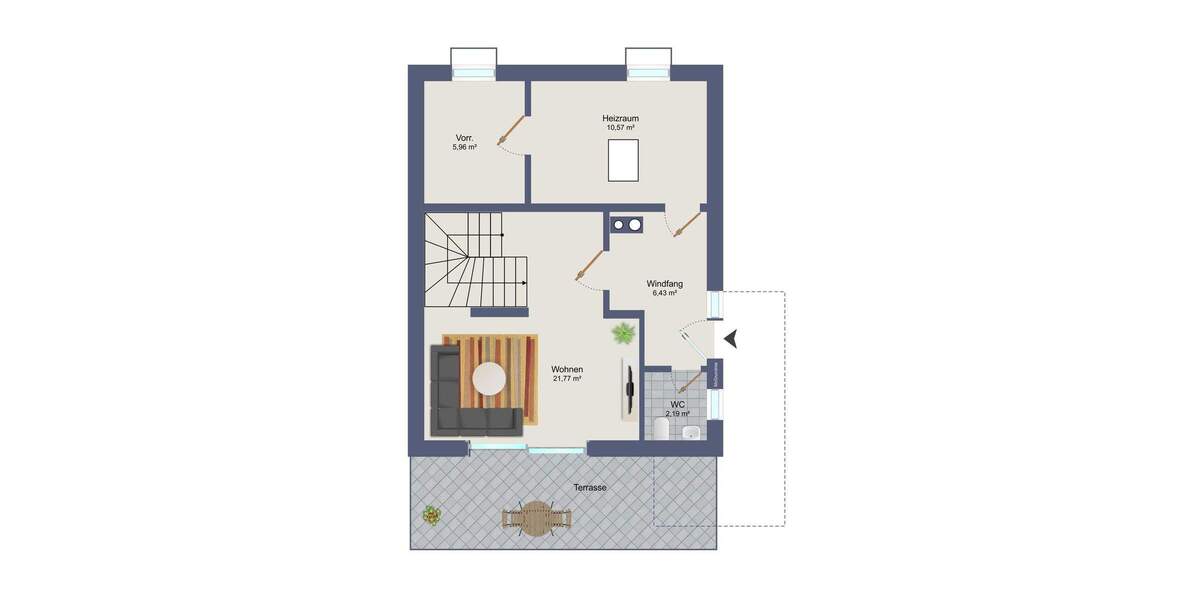 Doppelhaushälfte Weisenbach - 5 Zimmer, 103 m&sup2;, 295.000&euro; | Angebot:25732862
