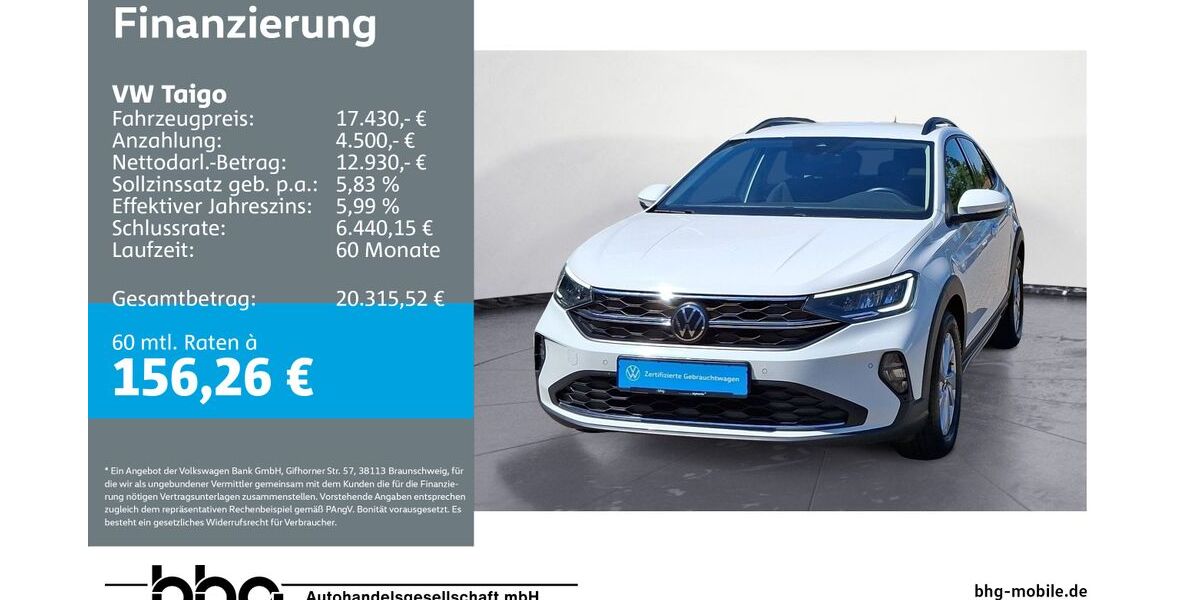 VW Taigo 46.101 km 16.960 &euro; Bühl 77815