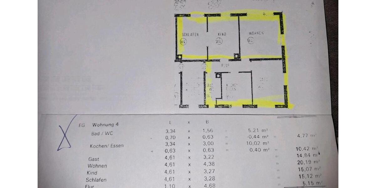 Erdgeschoßwohnung Hügelsheim - 4 Zimmer, 85 m&sup2;, 245.000&euro; | Angebot:24345196