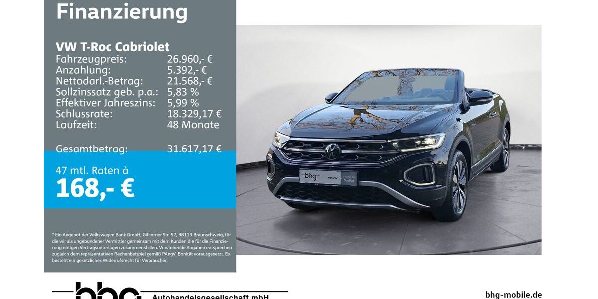 VW T-Roc 7.211 km 26.360 &euro; Bühl 77815