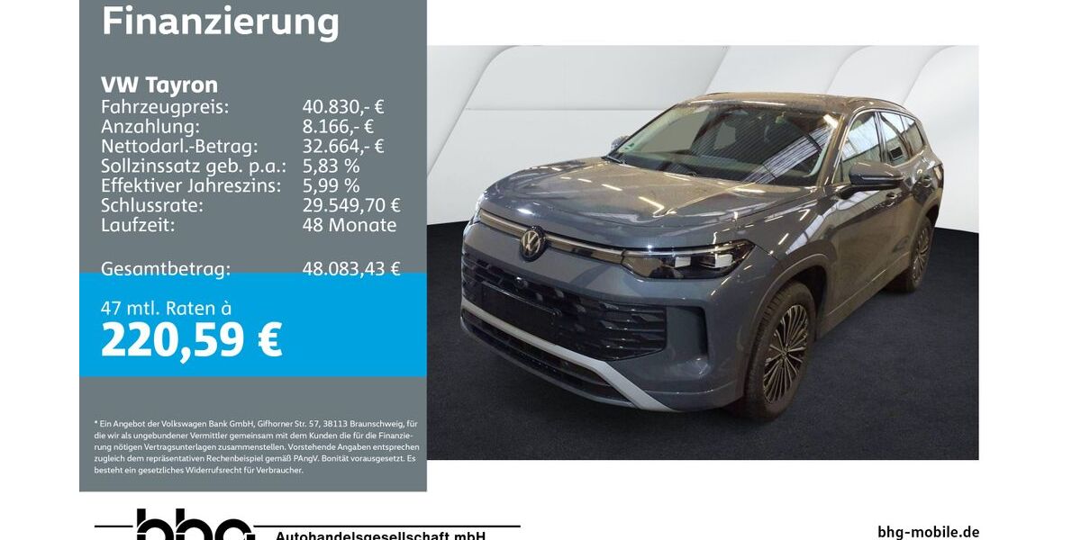 VW Tayron 25.726 km 40.830 &euro; Bühl 77815