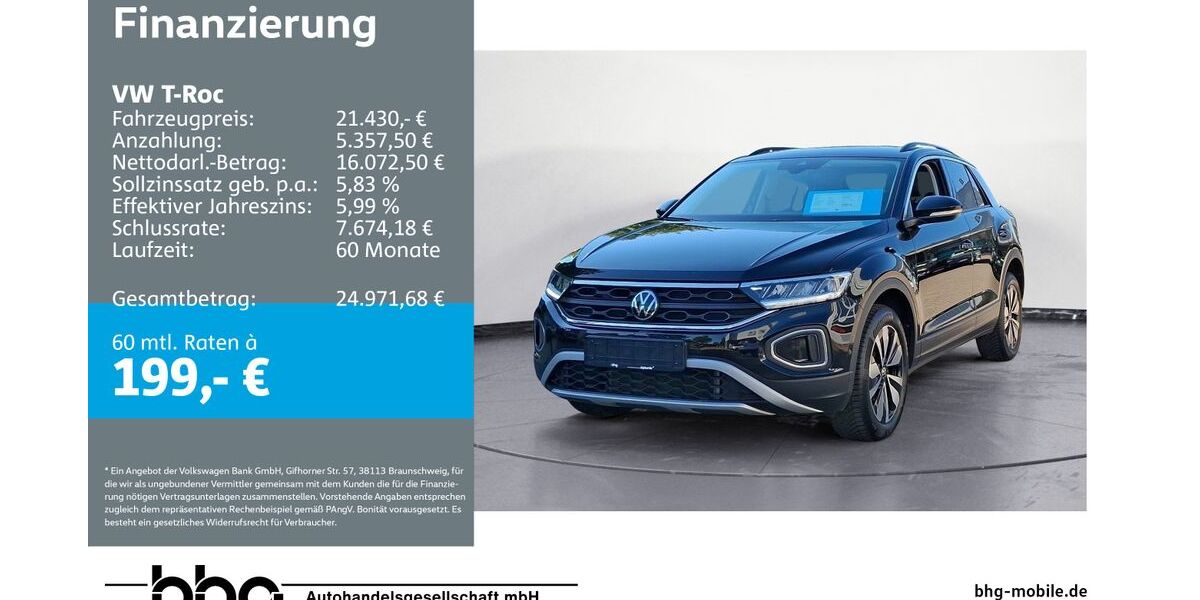 VW T-Roc 23.266 km 20.860 &euro; Bühl 77815