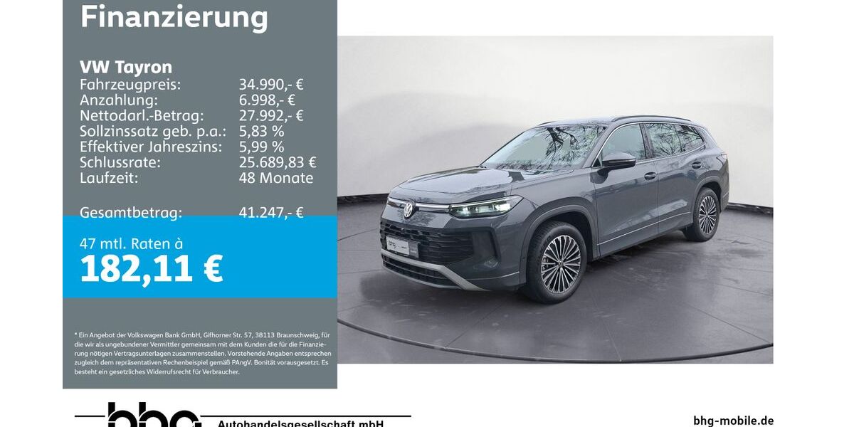 VW Tayron 26.136 km 33.890 &euro; Bühl 77815