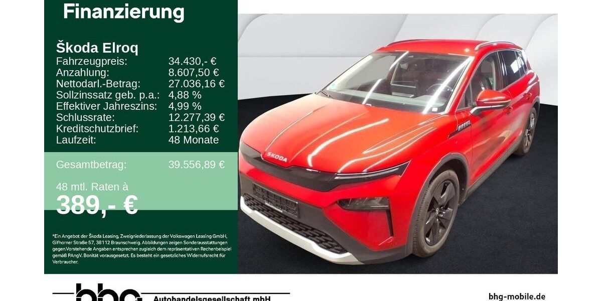 Skoda Elroq 6.802 km 34.430 &euro; Bühl 77815