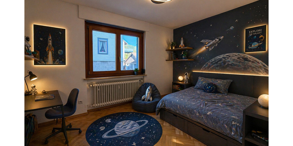 Wohnen wie im eigenen Haus – großzügige 6,5-Zimmer-Wohnung in zentraler Lage - Etagenwohnung Höfen an der Enz Höfen (Enz) | Angebot:27278658