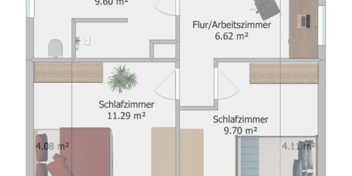 Reihenendhaus Baden-Baden Steinbach - 4 Zimmer, 101 m&sup2;, 315.000&euro; | Angebot:26695076