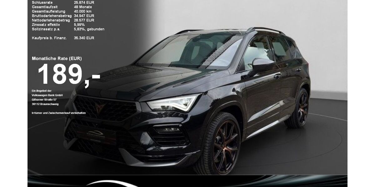 Cupra Ateca 16.029 km 35.340 &euro; Gaggenau 76571