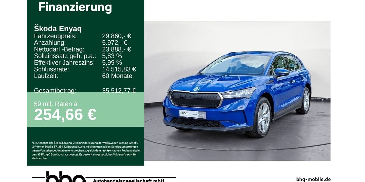Skoda Enyaq 27.772 km 29.360 &euro; Bühl 77815