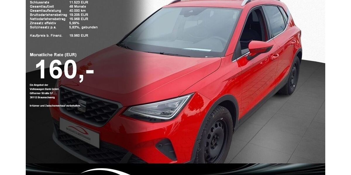 Seat Arona 39.335 km 17.880 &euro; Baden-Baden 76530