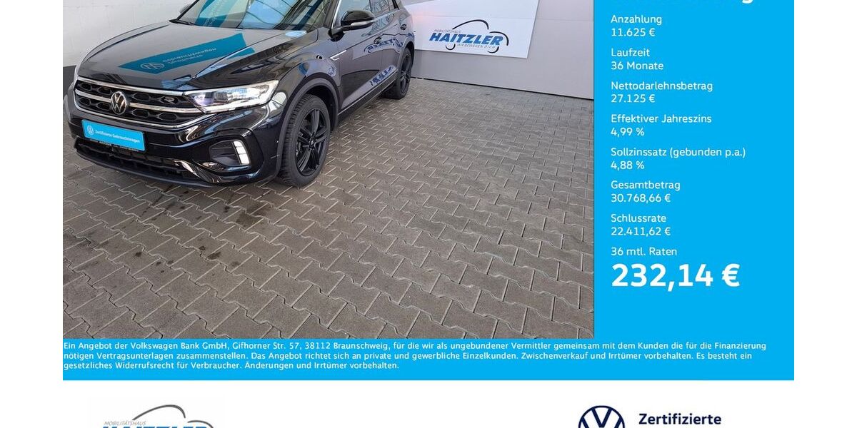 VW T-Roc 8.500 km 38.750 &euro; Gernsbach 76593