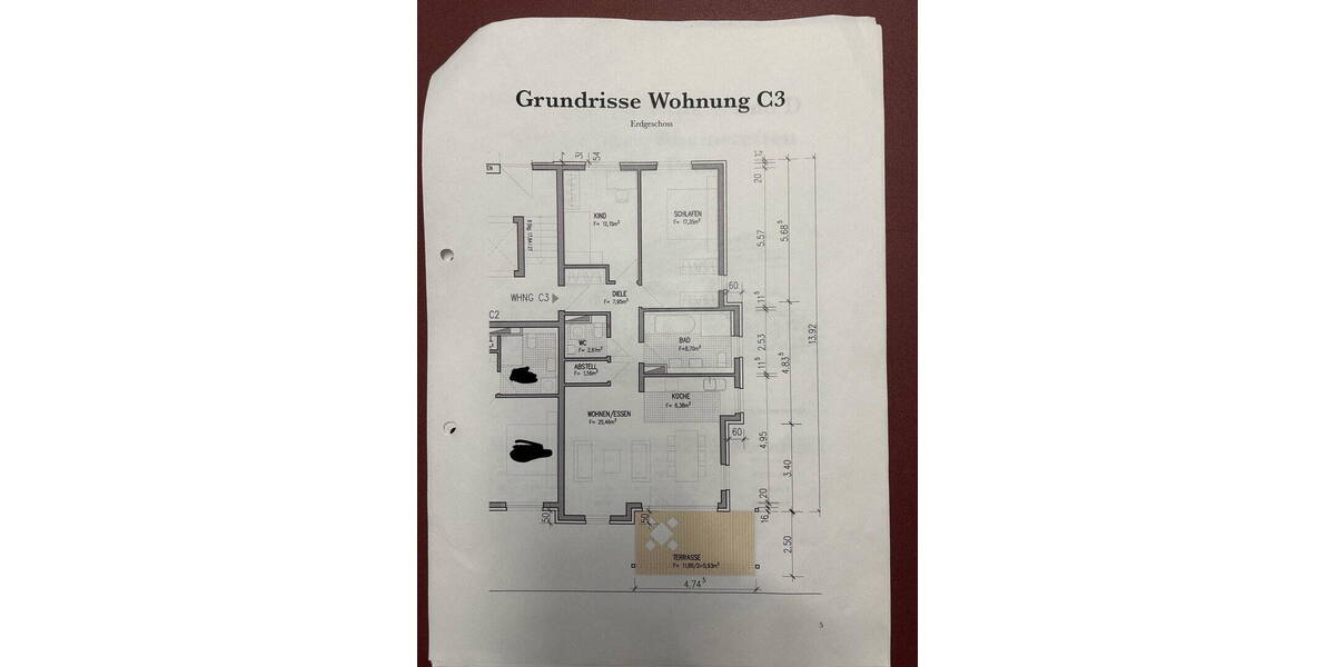 Etagenwohnung Rheinstetten Forchheim - 3 Zimmer, 88 m&sup2;, 380.000&euro; | Angebot:26037001