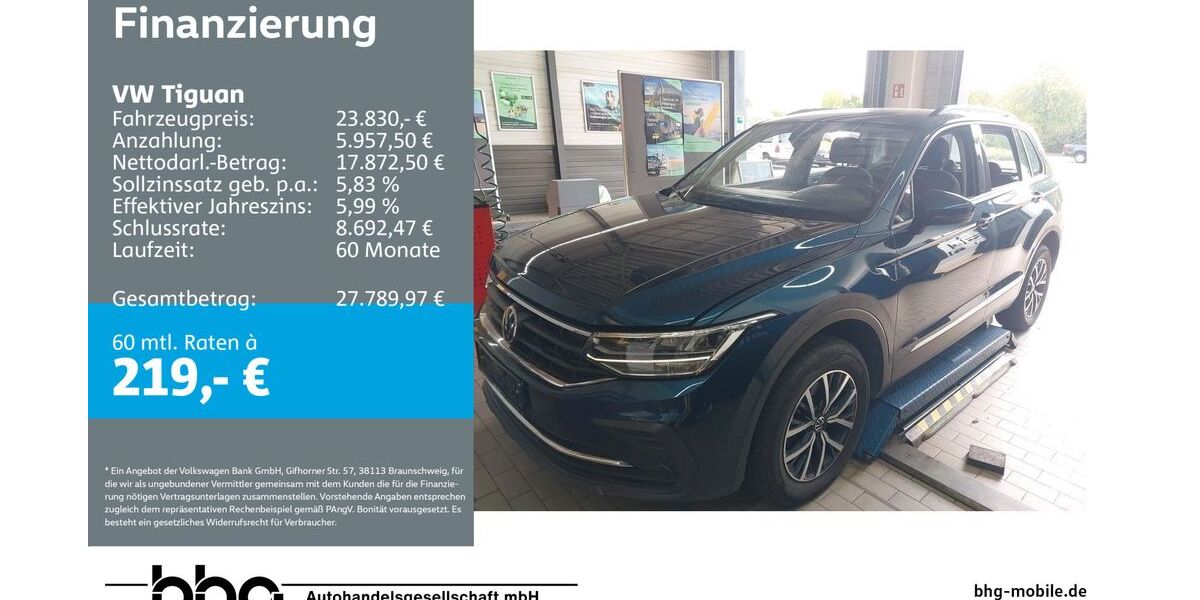 VW Tiguan 62.106 km 23.830 &euro; Bühl 77815