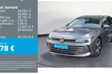 VW Passat Variant 26.017 km 37.960 &euro; Bühl 77815