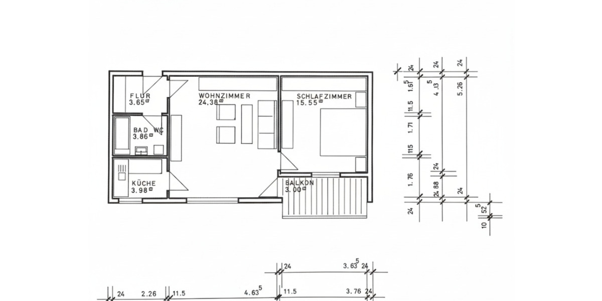 Etagenwohnung Bad Herrenalb - 2 Zimmer, 590&euro; | Angebot:22957827