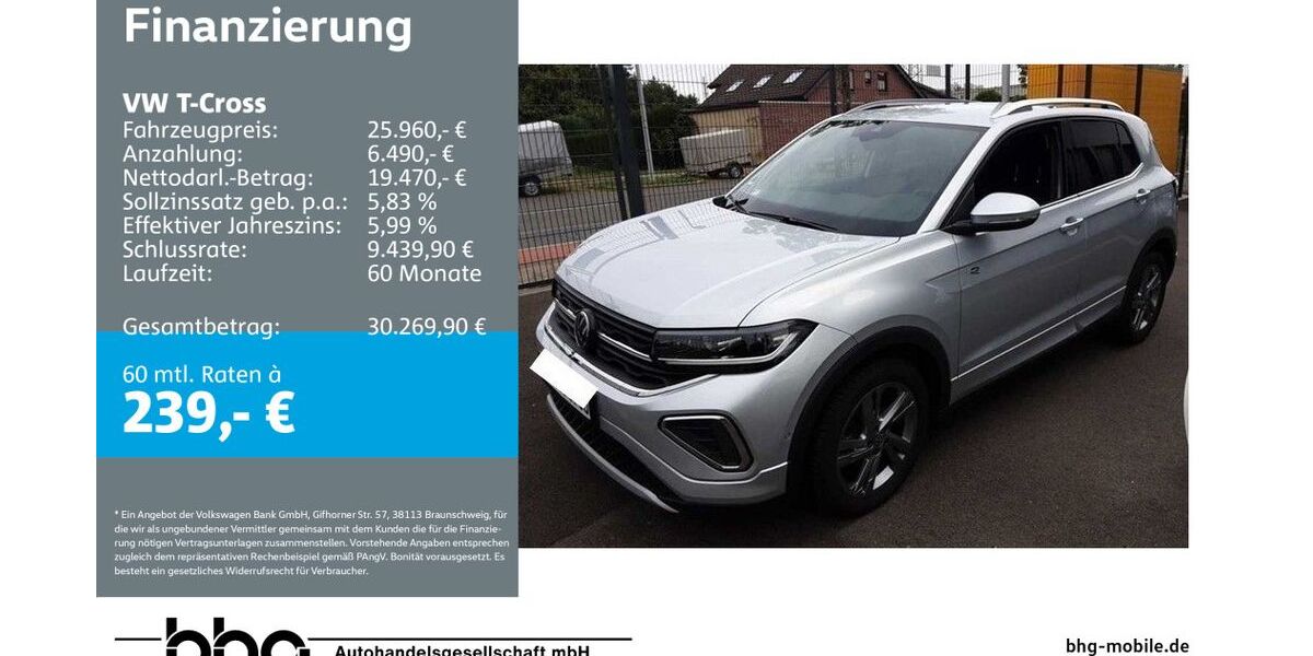 VW T-Cross 23.310 km 25.960 &euro; Durmersheim 76448