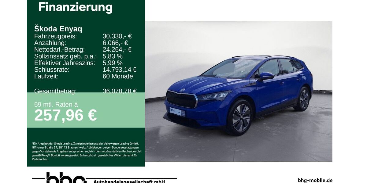 Skoda Enyaq 28.128 km 29.760 &euro; Durmersheim 76448