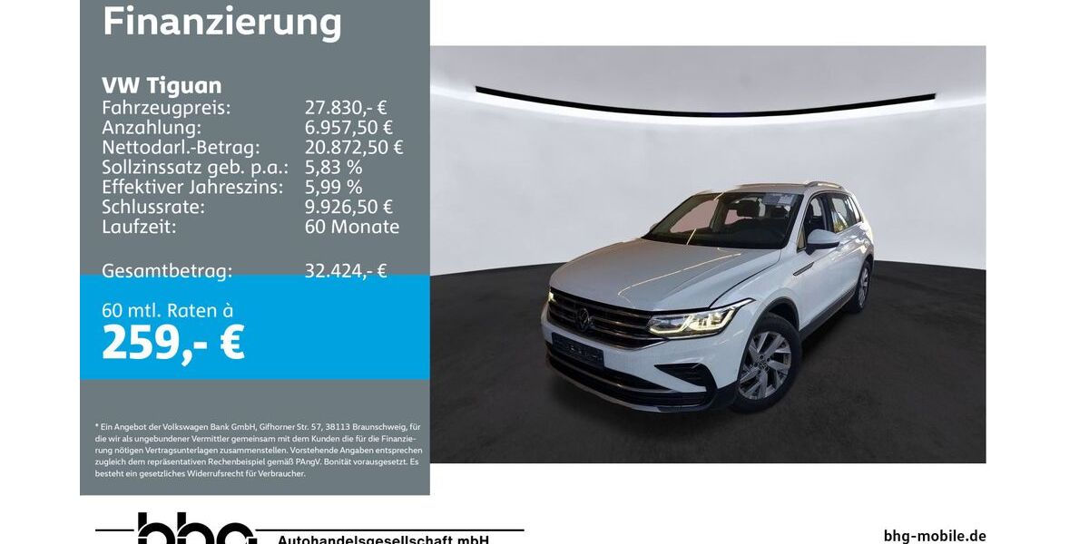 VW Tiguan 71.802 km 27.530 &euro; Bühl 77815