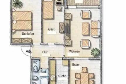 Wohnung Baden-Baden Lichtental - 4 Zimmer, 95 m&sup2;, 325.000&euro; | Angebot:26041213