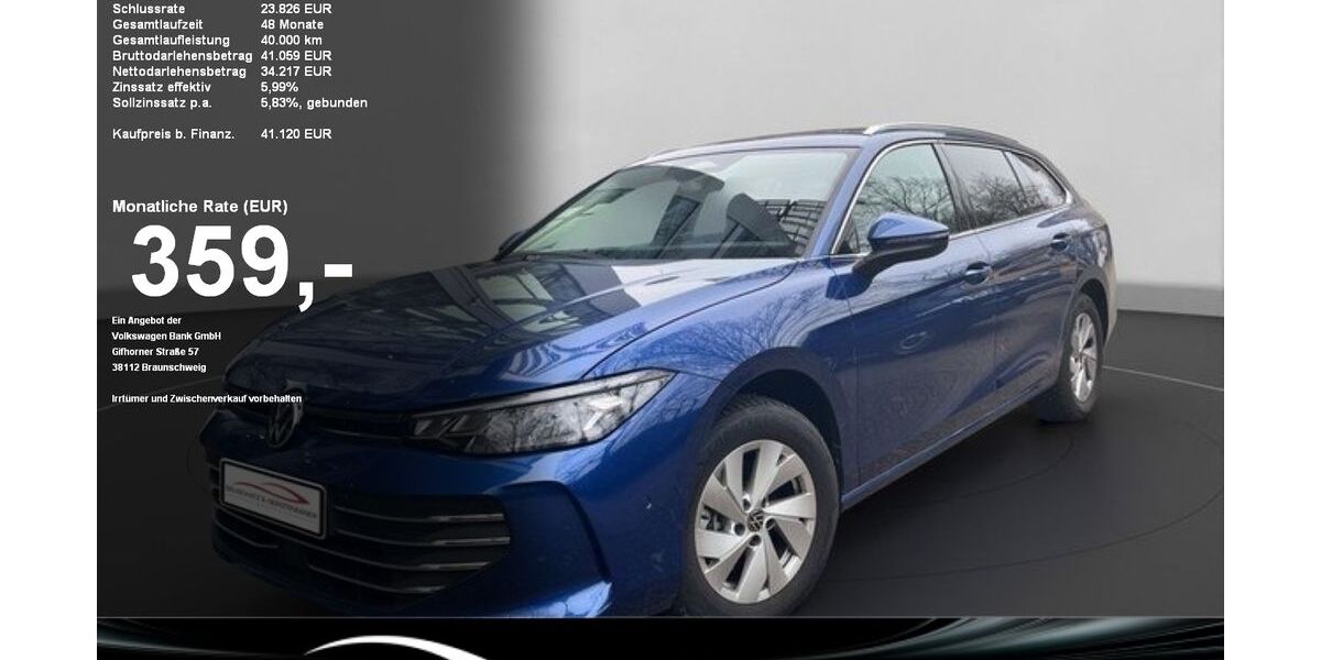 VW Passat Variant 6.000 km 41.120 &euro; Baden-Baden 76530