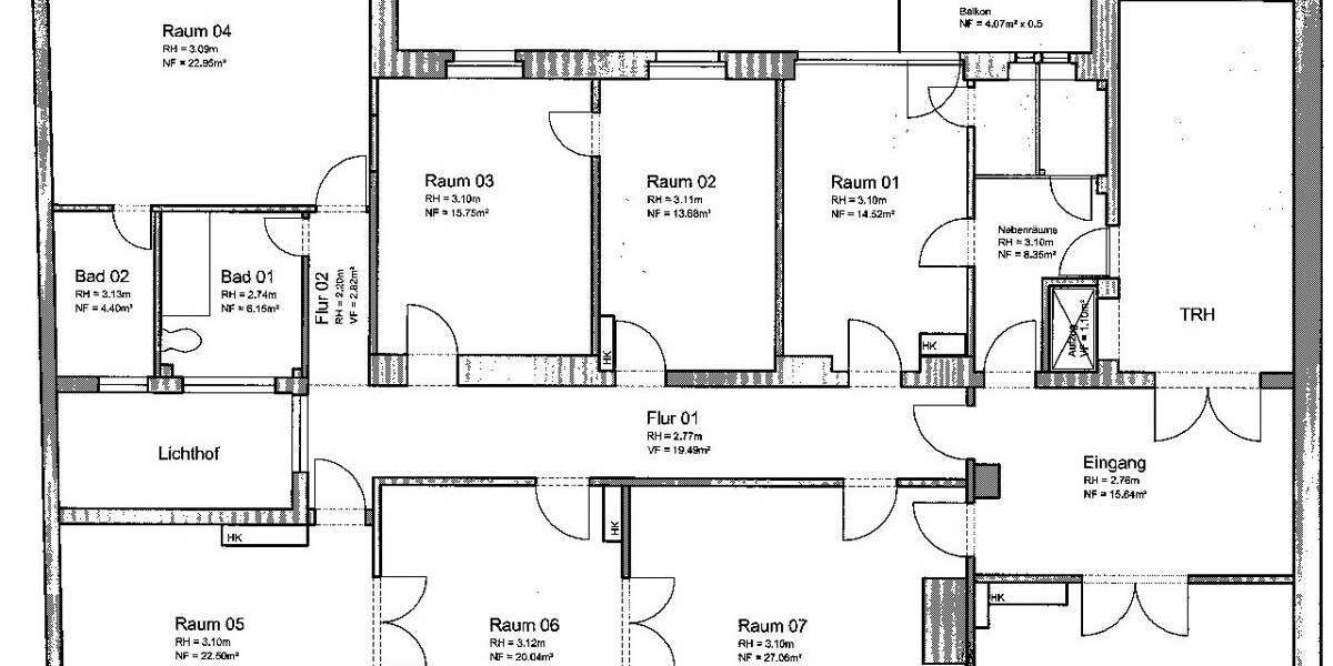 Große Altbauwohnung mit 7 Zimmern in Innenstadtlage - Etagenwohnung Baden-Baden Baden | Angebot:23662229