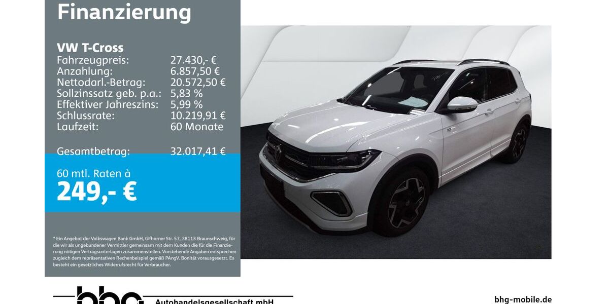 VW T-Cross 25.412 km 26.930 &euro; Durmersheim 76448