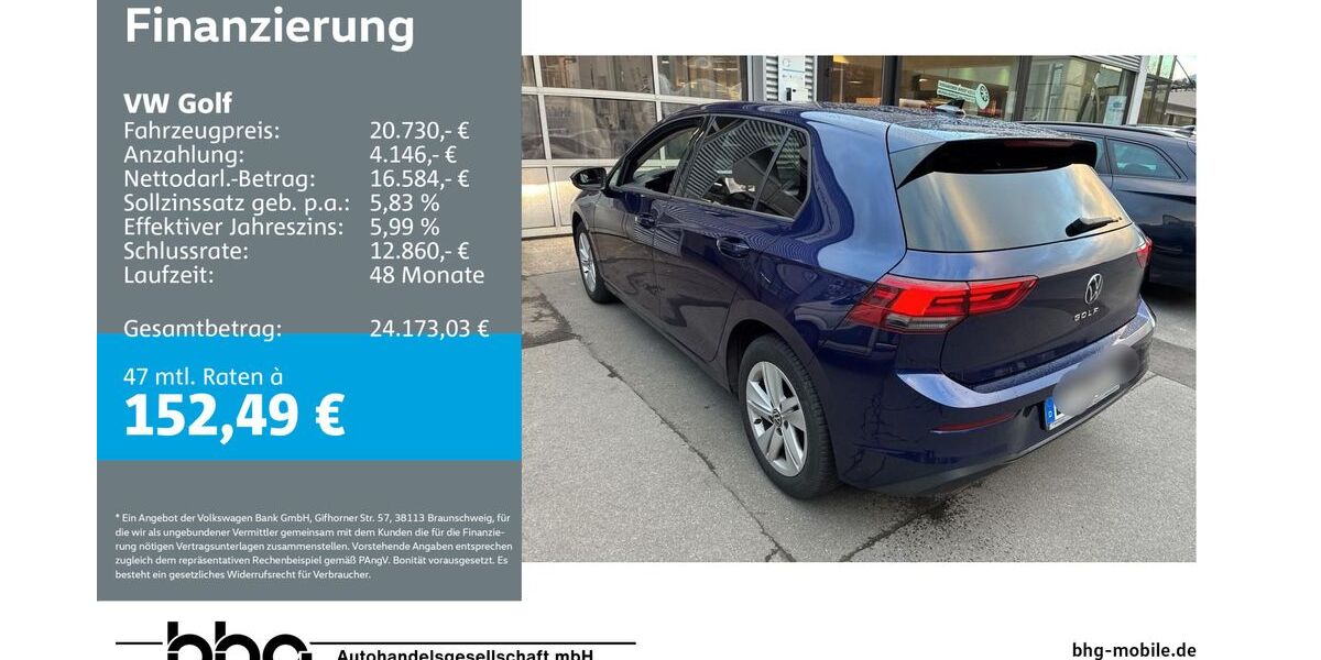 VW Golf 50.468 km 20.730 &euro; Bühl 77815