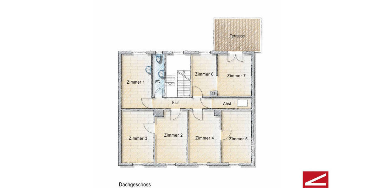 Einfamilienhaus Baden-Baden Weststadt - 9 Zimmer, 195 m&sup2;, 598.000&euro; | Angebot:25692844
