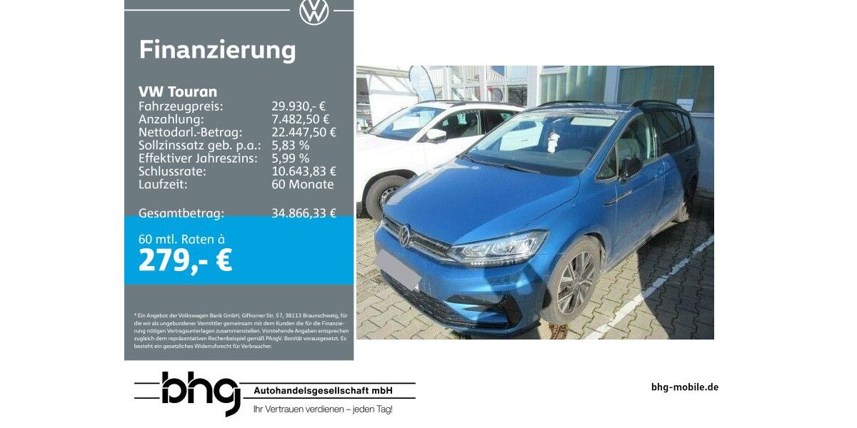 VW Touran 39.473 km 29.930 &euro; Bühl 77815