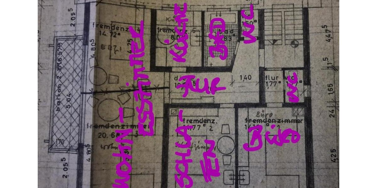 Dachgeschoßwohnung Bad Herrenalb - 3 Zimmer, 80 m&sup2;, 950&euro; | Angebot:25942988