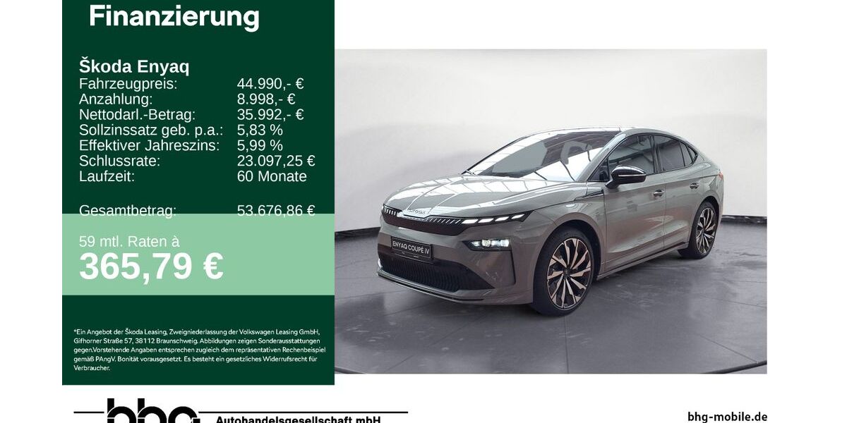 Skoda Enyaq 8.999 km 44.990 &euro; Ettlingen 76275