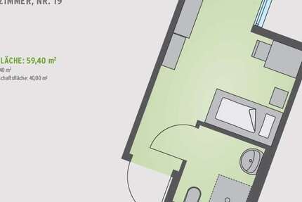 Wohnung Renchen - 1 Zimmer, 60 m&sup2;, 173.300&euro; | Angebot:27506650