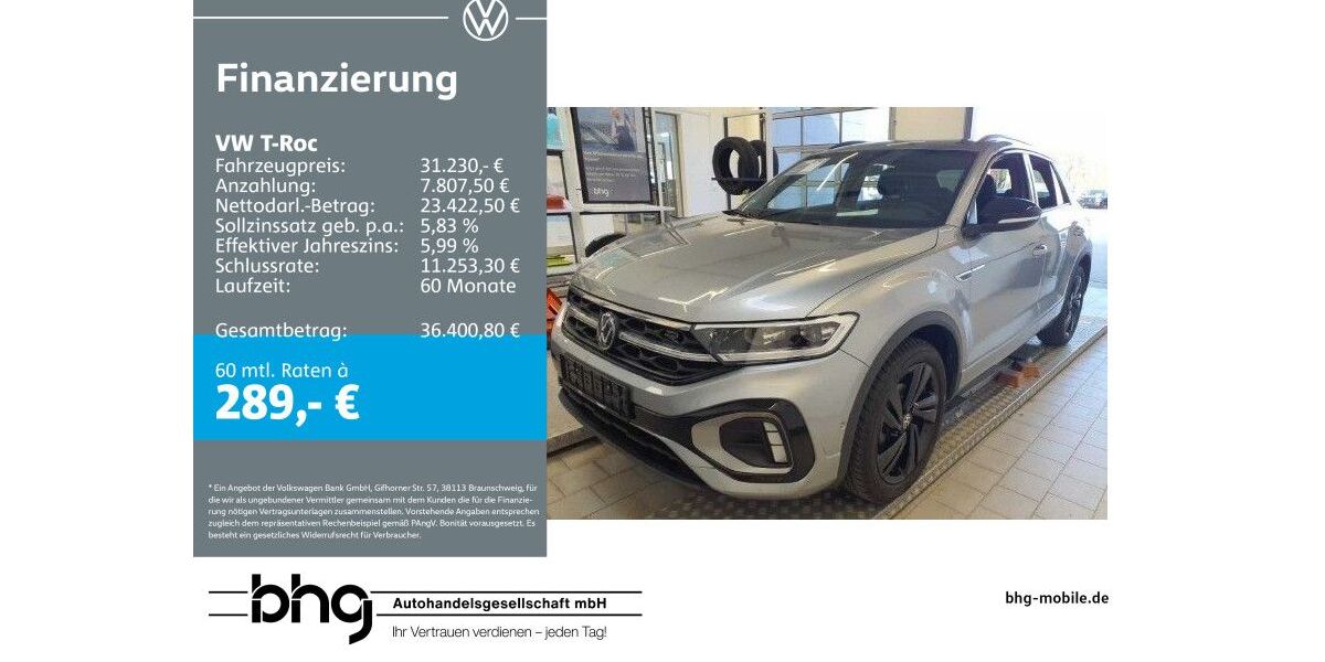 VW T-Roc 16.749 km 31.230 &euro; Ettlingen 76275
