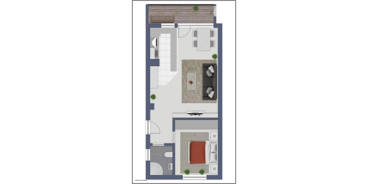 Etagenwohnung Sasbachwalden - 2 Zimmer, 51 m&sup2;, 96.000&euro; | Angebot:25776117