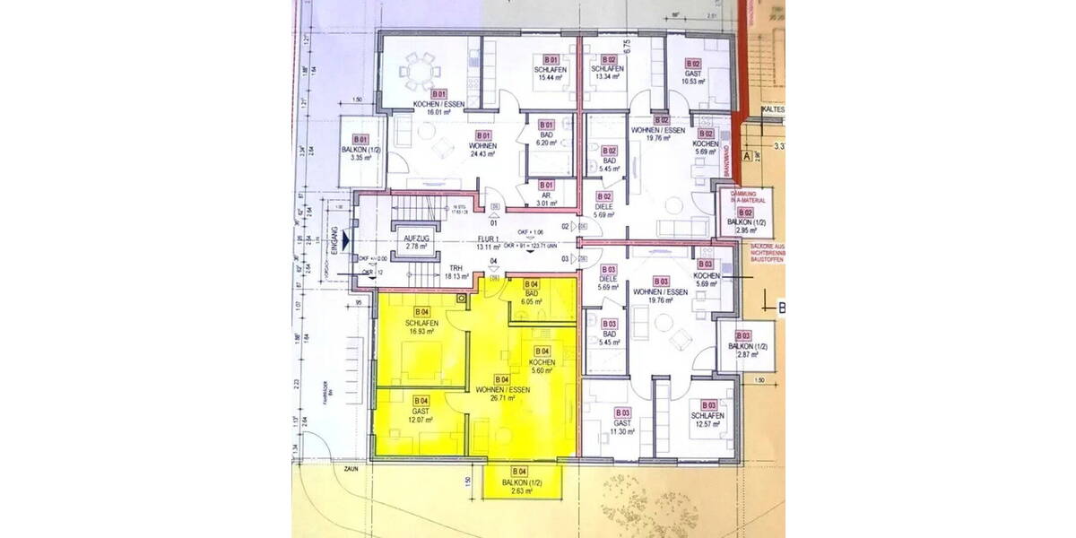 Etagenwohnung Iffezheim - 3 Zimmer, 70 m&sup2;, 320.000&euro; | Angebot:26023379