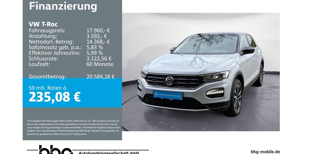 VW T-Roc 81.046 km 17.190 &euro; Bühl 77815