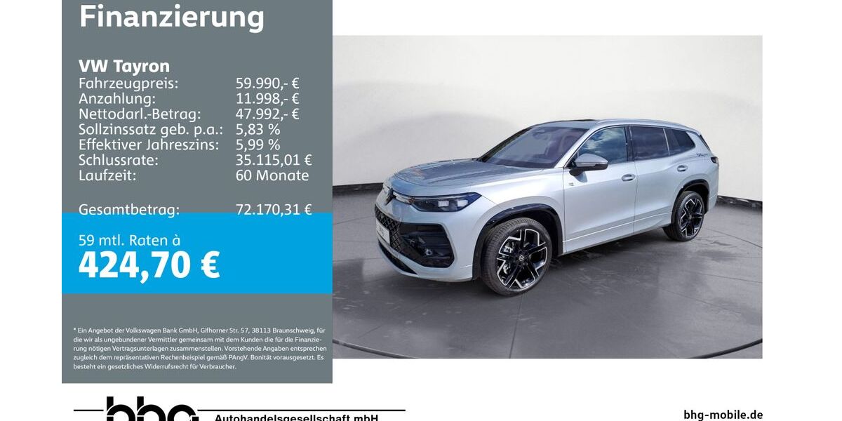 VW Tayron 5.266 km 59.990 &euro; Ettlingen 76275