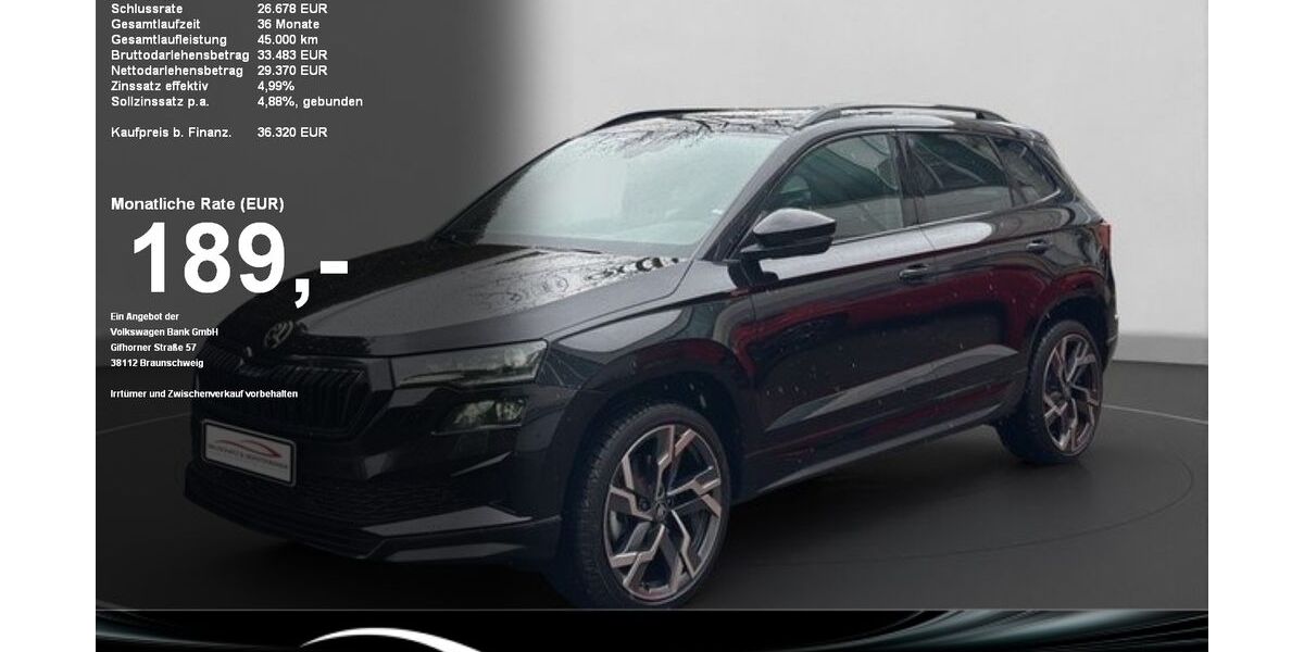Skoda Karoq 3.463 km 34.520 &euro; Baden-Baden 76530