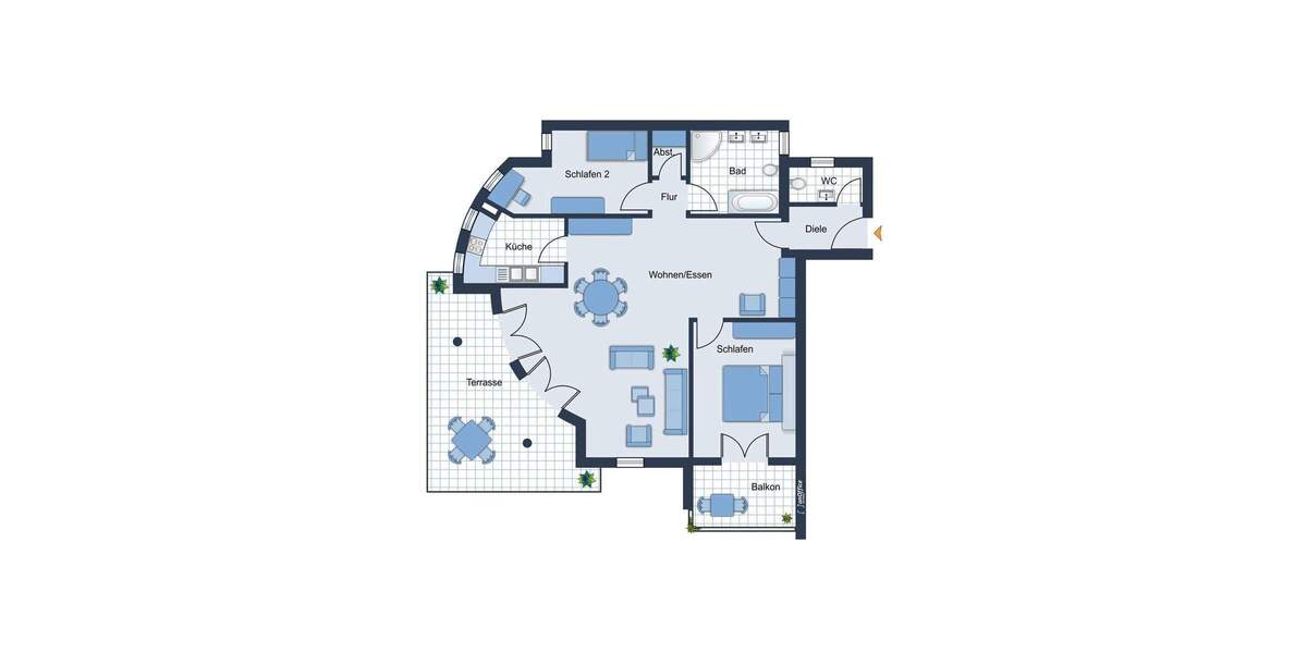 Etagenwohnung Baden-Baden Innenstadt - 3 Zimmer, 115 m&sup2;, 510.000&euro; | Angebot:25694710