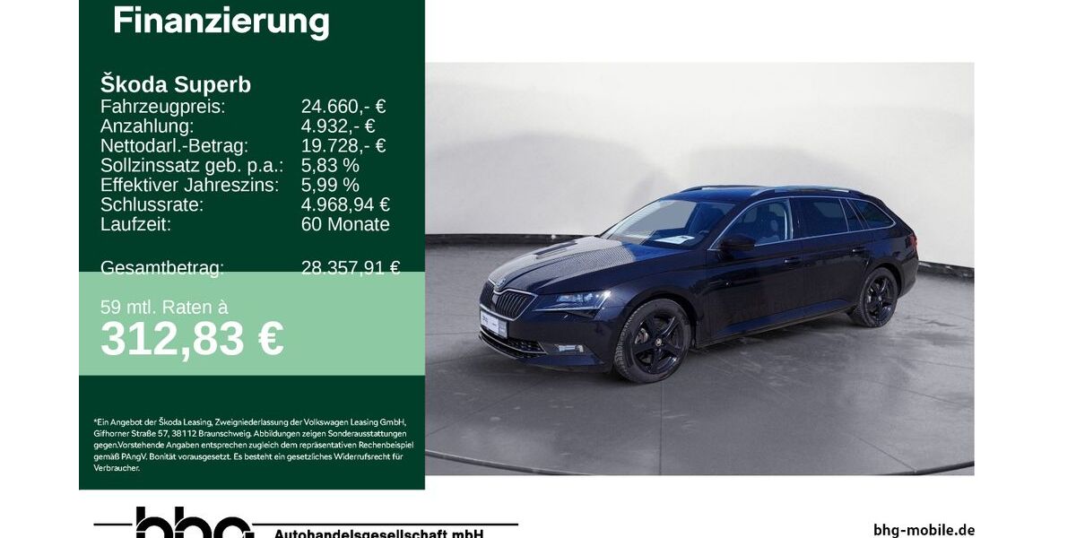 Skoda Superb 95.500 km 23.790 &euro; Durmersheim 76448